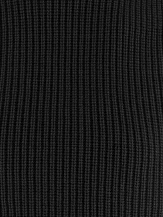 SA SU PHI Cashmere High-Neck Cape - Black