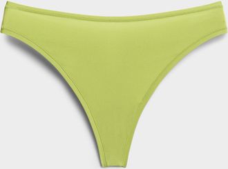 Miiyu Womens Ultra-soft stretch high-cut thong Recycled nylon