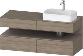 Duravit Qatego Consola Mueble Bajo Lavabo, 2 Extensiones, 2 - Duravit