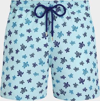 Vilebrequin Men & apos;s Mistral Micro Ronde des Tortues Swim Shorts