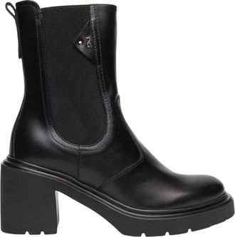 Nero Giardini Chelsea Enkellaars - Dames - Chelseaboots - Zwart - 40 EU - Leer - Schoenen