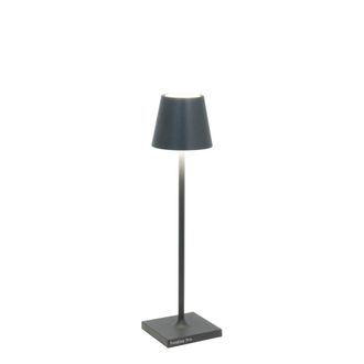 Zafferano L&aacute;mpara de mesa led gris oscuro regulable zafferano