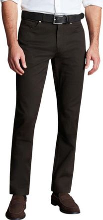 CHARLES TYRWHITT Slim Fit 5 Pocket Jeans in Black at Nordstrom, Size 40