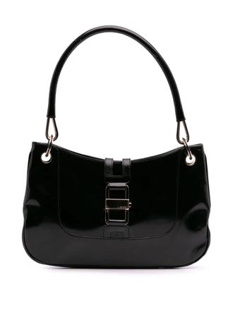 Gucci Borsa a spalla in pelle verniciata 2000-2015 - Nero