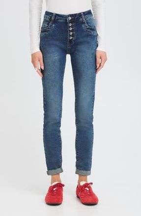 b.young Kaily Jeans in Blue at Nordstrom Rack, Size 10 Us / 42 Eu