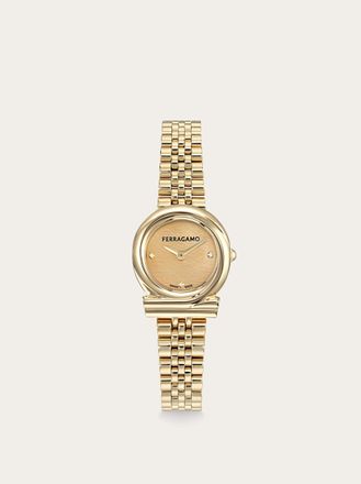 Ferragamo Women Gancini Twisted watch Gold