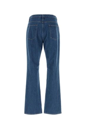 Jil Sander Mens Denim Jeans Mediumdenim Exterior: Cotton