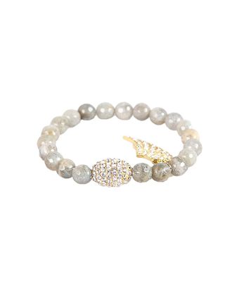 Eyecandy LA Eye Candy La Luxe Collection Agate Drusy Stretch Bracelet