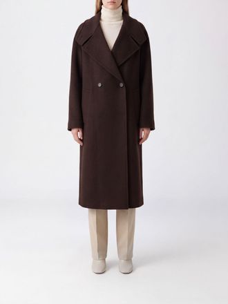 Lisa Yang Relaxed Fit Double-Breasted Wool and Cashmere Long Coat
