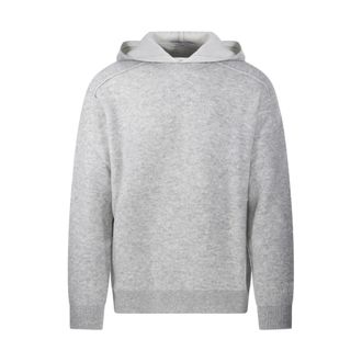 Maison Kitsun&eacute; Heren, Sweatshirts & Hoodies, Grijs, Maat: S Wol