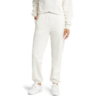 Beyond Yoga On the Go Cotton Blend Joggers in Fresh Snow at Nordstrom Rack, Size X-Small