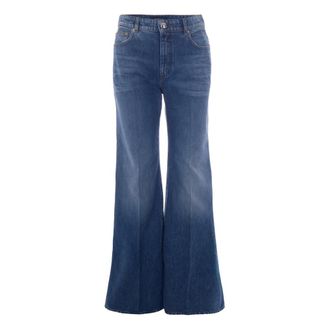 Sportmax Flared Jeans - female - Sportmax - Flare Jeans - Blue - W25 - Jeans