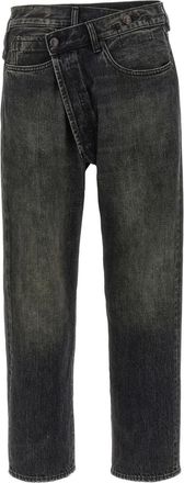 R13 crossover five-pocket jeans - Black