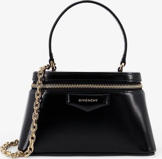 Givenchy Borsa a mano Vanity Antigona in pelle con logo lettering frontale - GIVENCHY - gender_Woman