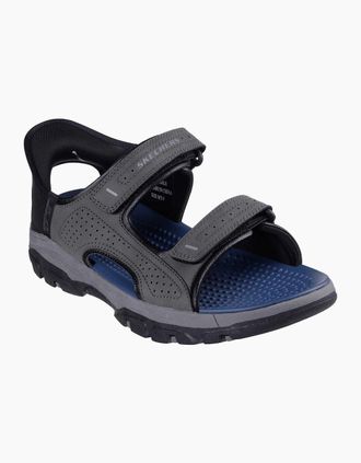 Skechers Mens Skechers Tresmen - Reece Polyurethane Mens Charcoal Standard Sandals - Grey - Size: 12