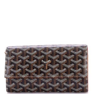 Goyard Varenne Continental Wallet with Strap Coated Canvas