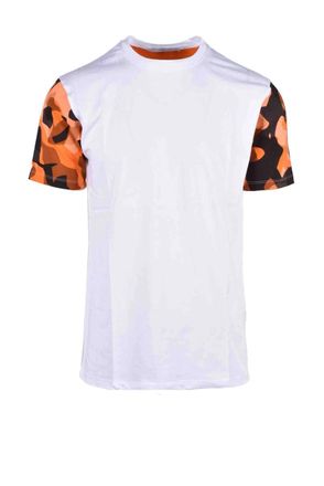 Takeshy Kurosawa White Camouflage Cotton T-Shirt