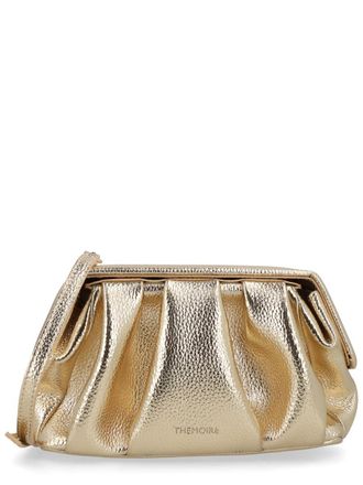 Themoir&egrave; Womens Pochette Athena Gold Polyurethane Handbags Hand Bags