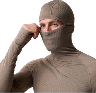 Backcountry Pines Micrrid Ultra-Lt Baselayer Balaclava Top - Mens in Fallen Rock at Nordstrom, Size Xx-Large