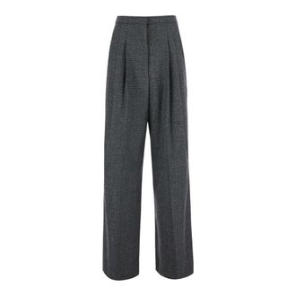 Pantaloni Torino Dames, Broeken, Grijs, Maat: XS Wol