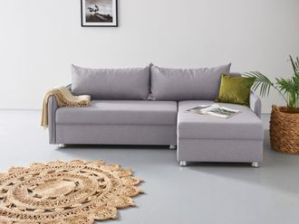 Collection Ab Ecksofa »Sunny L-Form« inkl. Bettfunktion und Bettkasten