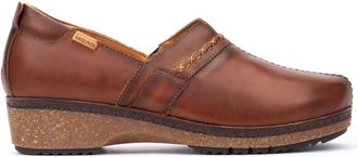 Pikolinos Womens Wedge Granada Shoes In Cuero