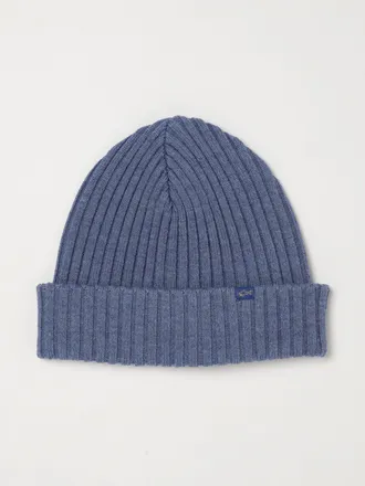 Paul & Shark Cappello beanie in pura lana a tinta unita