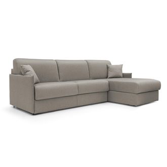 Divani.Store Divani.store - Evans Sof&aacute; Esquinero Convertible En Tela Impermeable 232 Cm Izquierdo (mat. 120x197) Taupe