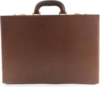 Gucci Brown Leather Attach&eacute; Case (Pre-Owned)