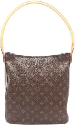 Louis Vuitton Pre-owned Bucket Bags, female, Brown, Size: ONE SIZE Pre-owned Coated canvas louis-vuitton-bags