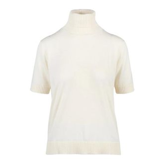 FILIPPO DE LAURENTIIS Dolcevita Turtleneck - Dames - Coltruien - Wit - S - Wol - Truien & Vesten