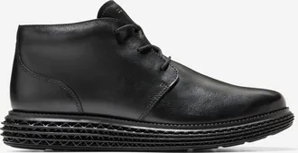 Cole Haan Mens &Oslash;riginal Grand 2.0 SkyWeave Chukka Waterproof Boots - Black Size 10.5