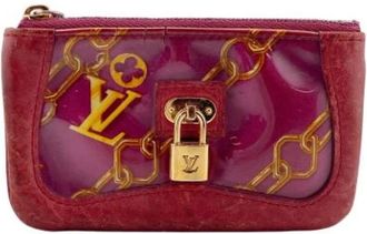 Louis Vuitton Pre-owned Monogram Charm Coin Case - Dames - Vintage Accessoires - Roze - ONE Size - Vintage