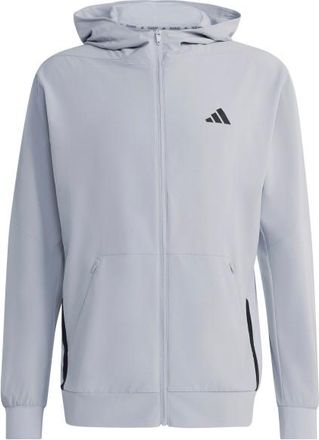 adidas D4T Workout Full-Zip Hoodie Hoodie f&uuml;r Herren | grau