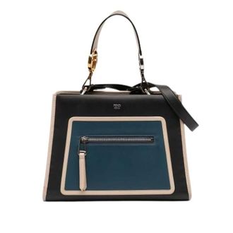 Fendi Pre-owned Handbags, female, Multicolor, Size: ONE SIZE Pre-owned Runaway Satchel