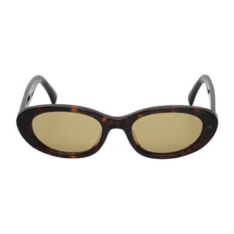 Patrizia Pepe Accessoires, Dames, Bruin, ONE Size, Ovale Zonnebril