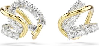 Swarovski Hyperbola Ear Cuffs in Gold/White at Nordstrom