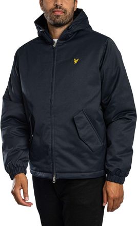 Lyle & Scott Gewatteerde Jas Met Capuchon En Ritssluiting, Blauw