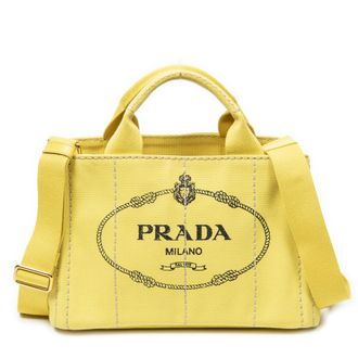 Prada Small Canapa Tote Schoudertas