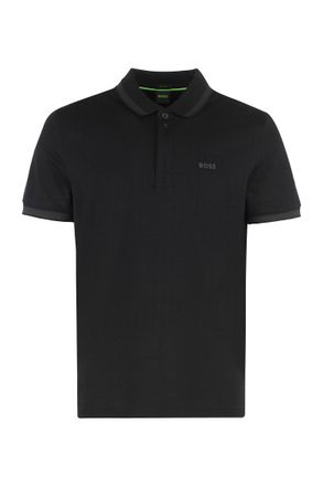 HUGO BOSS Black Regular Fit Logo Polo