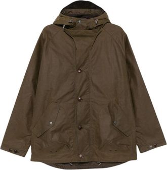 Barbour Re-Engineered Keiss Wax Parka - Heren - Regenjassen - Bruin - L - Katoen - Jassen