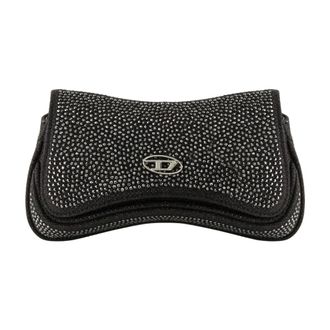 Diesel Clutches, female, Black, Size: ONE SIZE Play Crossbody XS