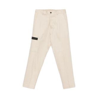 Nine In The Morning Slim-fit Trousers, male, Beige, Size: 2XL Zeus Cargo Pants