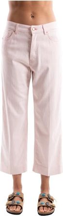 Don the Fuller Cropped Jeans - Dames - Cropped Jeans - Roze - W26 - Jeans