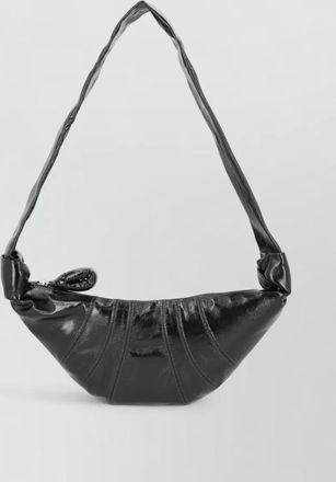 Christophe Lemaire croissant small crossbody bag knotted strap