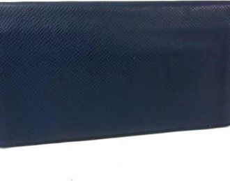 Louis Vuitton Taiga Ocean Taiga Leather Wallet (Bi-Fold) (Pre-Owned)