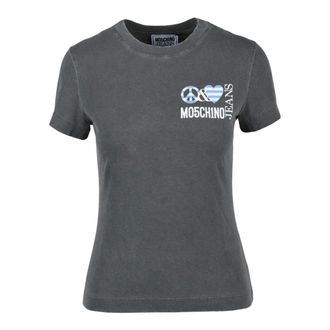 Moschino Camisetas - Tops - Mujer - Gris - S