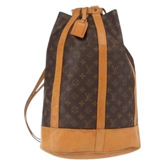 Louis Vuitton Pre-owned Backpacks, female, Brown, Size: ONE SIZE Pre-owned Vintage Canvas Backpack