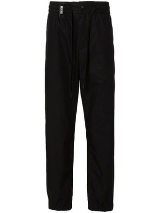 Versace Jeans Couture Pantaloni sartoriali con logo - Nero