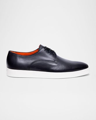 Santoni Men & apos;s Atlantis Leather Oxfords